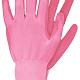 Werkhandschoenen latex roze maat M