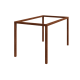 Cortenstaal pergola - Rechthoek - 424 x 250 x 230 cm - Zonder betonpoer