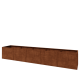 Cortenstaal plantenbak XXL - Rechthoek - 500 x 80 x 80 cm - Zonder bodemplaat