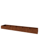 Cortenstaal plantenbak XXL - Rechthoek - 500 x 80 x 40 cm - Zonder bodemplaat