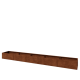 Cortenstaal plantenbak XXL - Rechthoek - 500 x 60 x 40 cm - Zonder bodemplaat