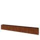 Cortenstaal plantenbak XXL - Rechthoek - 500 x 40 x 60 cm - Met bodemplaat