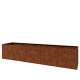 Cortenstaal plantenbak XXL - Rechthoek - 500 x 100 x 100 cm - Zonder bodemplaat
