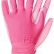 Werkhandschoenen licht polyester roze maat L