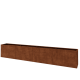Cortenstaal plantenbak XXL - Rechthoek - 480 x 50 x 80 cm - Zonder bodemplaat