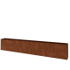 Cortenstaal plantenbak XXL - Rechthoek - 480 x 40 x 80 cm - Zonder bodemplaat