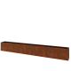 Cortenstaal plantenbak XXL - Rechthoek - 480 x 40 x 60 cm - Zonder bodemplaat