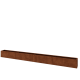 Cortenstaal plantenbak XXL - Rechthoek - 480 x 30 x 40 cm - Zonder bodemplaat