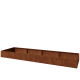 Cortenstaal plantenbak XXL - Rechthoek - 480 x 120 x 40 cm - Zonder bodemplaat