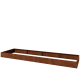 Cortenstaal plantenbak XXL - Rechthoek - 480 x 120 x 30 cm - Zonder bodemplaat