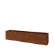 Cortenstaal plantenbak XXL - Rechthoek - 400 x 60 x 80 cm - Zonder bodemplaat