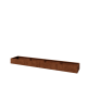 Cortenstaal plantenbak XXL - Rechthoek - 400 x 60 x 30 cm - Zonder bodemplaat