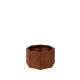 Cortenstaal plantenbak - Achthoek - 72,4 x 72,4 x 40 cm - Met bodemplaat