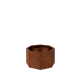 Cortenstaal plantenbak - Achthoek - 72,4 x 72,4 x 40 cm - Zonder bodemplaat