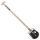 Talen Tools – Bats – Maat 000 – Blank gepolijst – Essenhouten steel – 100 cm