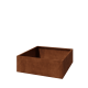 Cortenstaal plantenbak - Vierkant - 120 x 120 x 40 cm - Zonder bodemplaat