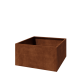 Cortenstaal plantenbak - Vierkant - 120 x 120 x 60 cm - Zonder bodemplaat