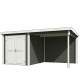 Tuinhuis Finn 450x250 cm Greengrey van Noord-Europees Vuren
