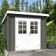 Tuinhuis Indi 230x230 cm Greengrey-Wit van Noord-Europees Vuren