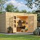Tuinhuis Quby 400x300 cm onbehandeld Noord-Europees vuren