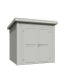 Tuinhuis Sara 200x200 cm in de kleur Platinumgrey