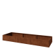 Cortenstaal plantenbak XXL - Rechthoek - 360 x 100 x 40 cm - Zonder bodemplaat