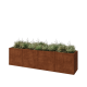 Cortenstaal plantenbak XXL - Rechthoek - 320 x 60 x 80 cm - Zonder bodemplaat