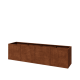Cortenstaal plantenbak XXL - Rechthoek - 320 x 60 x 80 cm - Met bodemplaat