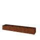 Cortenstaal plantenbak XXL - Rechthoek - 320 x 50 x 40 cm - Zonder bodemplaat