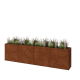 Cortenstaal plantenbak XXL - Rechthoek - 320 x 40 x 80 cm - Zonder bodemplaat
