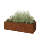 Cortenstaal plantenbak XXL - Rechthoek - 320 x 120 x 80 cm - Zonder bodemplaat