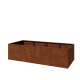 Cortenstaal plantenbak XXL - Rechthoek - 320 x 120 x 80 cm - Zonder bodemplaat