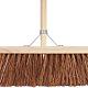 Talen Tools – Stadsbezem – Natuurvezel – 37 cm – Houten steel – 140 cm