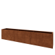 Cortenstaal plantenbak XXL - Rechthoek - 300 x 40 x 60 cm - Zonder bodemplaat