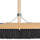 Zaalveger zwart incl. steel 40 cm