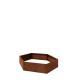 Cortenstaal plantenbak - Zeshoek - 159,3 x 138,6 x 30 cm - Zonder bodemplaat
