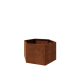 Cortenstaal plantenbak - Zeshoek - 119,3 x 103,9 x 60 cm - Zonder bodemplaat