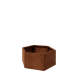 Cortenstaal plantenbak - Zeshoek - 99,3 x 86,6 x 40 cm - Zonder bodemplaat
