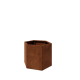 Cortenstaal plantenbak - Zeshoek - 79,3 x 69,3 x 60 cm - Zonder bodemplaat