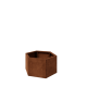 Cortenstaal plantenbak - Zeshoek - 79,3 x 69,3 x 40 cm - Zonder bodemplaat