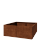 Cortenstaal plantenbak XXL - Vierkant - 160 x 160 x 60 cm - Zonder bodemplaat