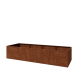 Cortenstaal plantenbak XXL - Rechthoek - 400 x 120 x 80 cm - Zonder bodemplaat