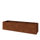 Cortenstaal plantenbak XXL - Rechthoek - 360 x 80 x 80 cm - Zonder bodemplaat