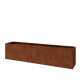 Cortenstaal plantenbak XXL - Rechthoek - 360 x 60 x 80 cm - Zonder bodemplaat