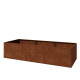 Cortenstaal plantenbak XXL - Rechthoek - 360 x 120 x 80 cm - Zonder bodemplaat