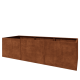 Cortenstaal plantenbak XXL - Rechthoek - 300 x 100 x 80 cm - Zonder bodemplaat