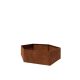 Cortenstaal plantenbak - Zeshoek - 239,3 x 207,8 x 60 cm - Zonder bodemplaat