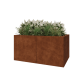 Cortenstaal plantenbak XXL - Rechthoek - 160 x 100 x 80 cm - Zonder bodemplaat
