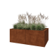 Cortenstaal plantenbak XXL - Rechthoek - 160 x 100 x 60 cm - Zonder bodemplaat