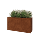 Cortenstaal plantenbak XXL - Rechthoek - 150 x 50 x 80 cm - Zonder bodemplaat